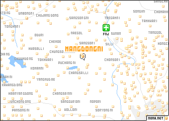 map of Mangdŏng-ni