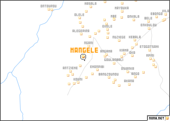 map of Mangélé