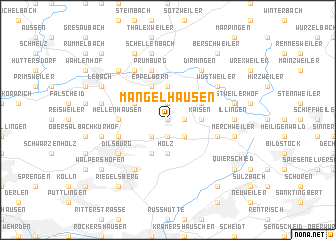 map of Mangelhausen