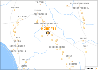 map of Mangelī