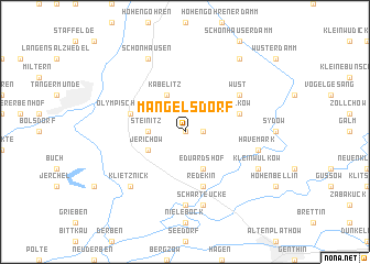 map of Mangelsdorf