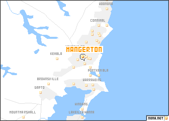 map of Mangerton