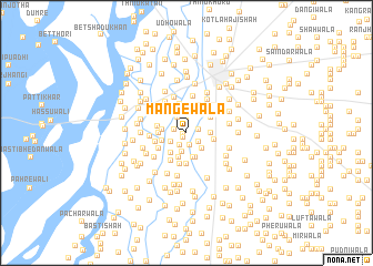 map of Mangewāla