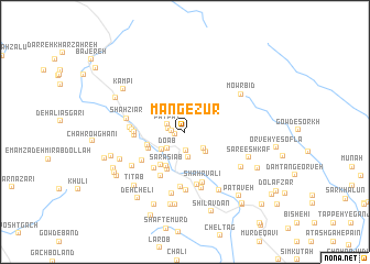 map of Mangezūr