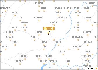 map of Mange