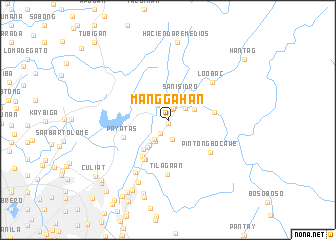 map of Manggahan