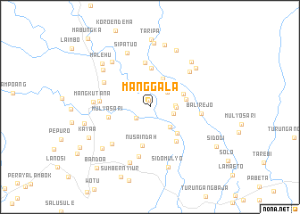 map of Manggala