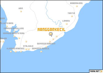 map of Manggar-kecil