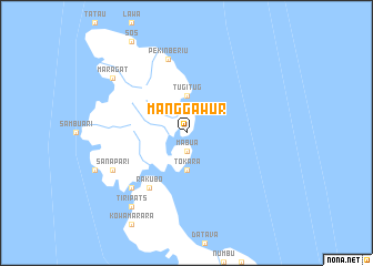 map of Mang-Gawur