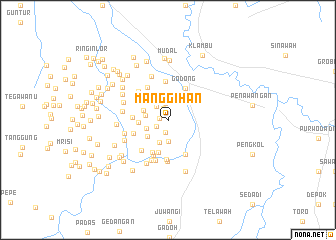 map of Manggihan