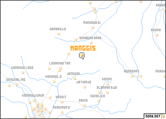 map of Manggis