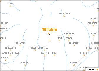 map of Manggis