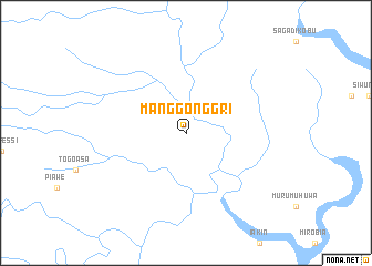 map of Manggonggri