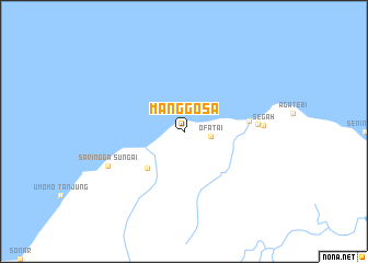 map of Manggosa