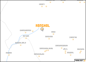 map of Manghāl