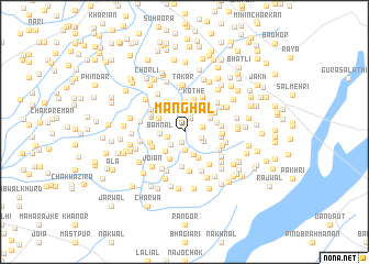 map of Manghāl