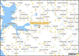 map of Manghojŏng