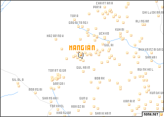 map of Mangiān