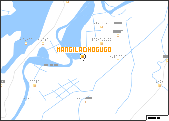 map of Mangīladho Gugo