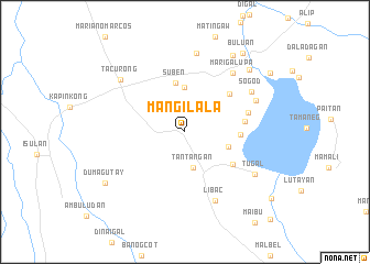 map of Mañgilala