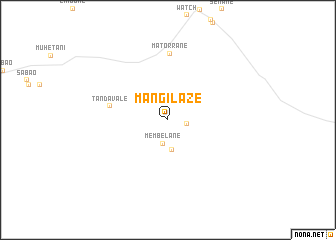 map of Mangilaze