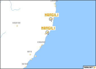 map of Mañgili