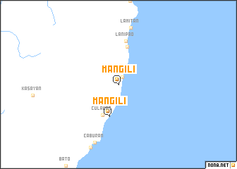 map of Mañgili