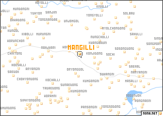 map of Mangil-li