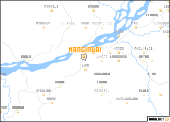 map of Manginda I