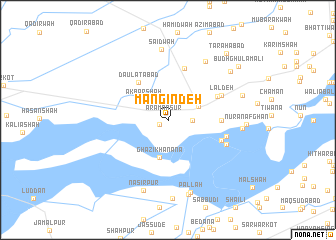 map of Mangin Deh