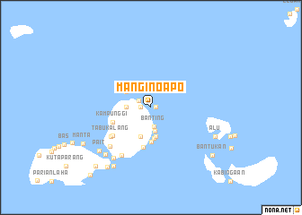 map of Manginoapo