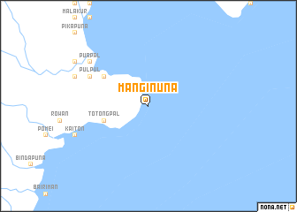 map of Manginuna