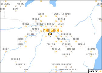 map of Mangira