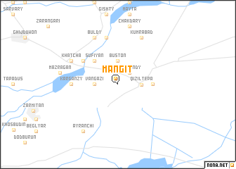 map of Mangit