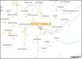 map of Māngī-ye Bālā