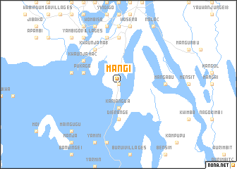 map of Mangi