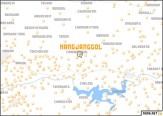 map of Mangjang-gol