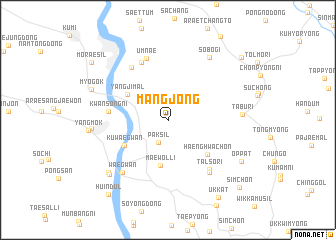 map of Mangjŏng
