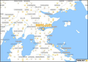 map of Mangju-ri