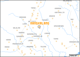 map of Mangkalang