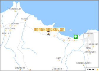 map of Mangkangkulon