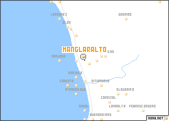 map of Manglaralto