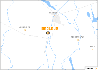 map of Manglaur