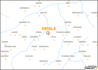 map of Mangla