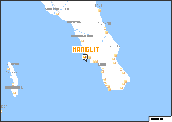 map of Manglit