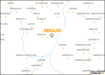 map of Manglon