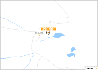 map of Mangnai
