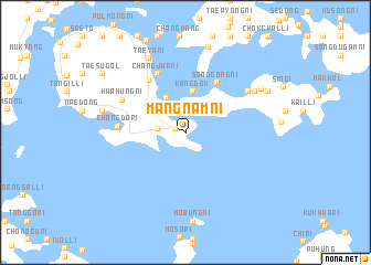 map of Mangnam-ni