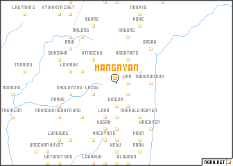 map of Mangnyan