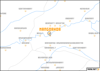 map of Mangoahoa